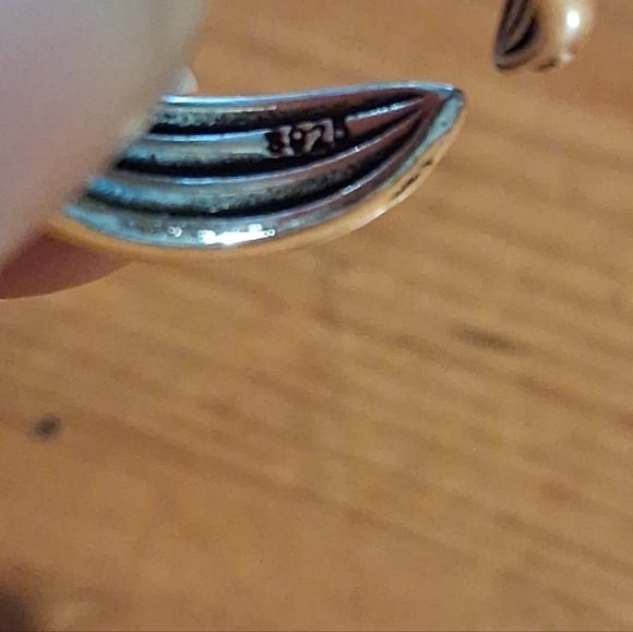 S925 Sterling Open Cuff Ring - Picture 5 of 6